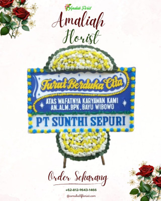 Papan Bunga Duka di Tanjung Redeb