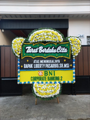 Papan Bunga Duka di Tanjung Redeb