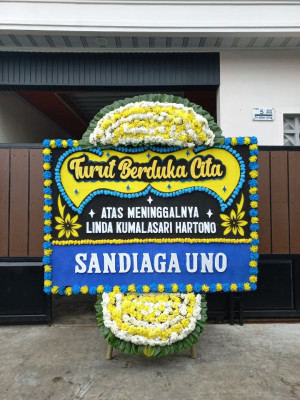 Papan Bunga Duka di Tanjung Redeb