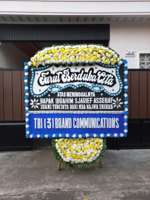 Papan Bunga Duka di Tanjung Redeb